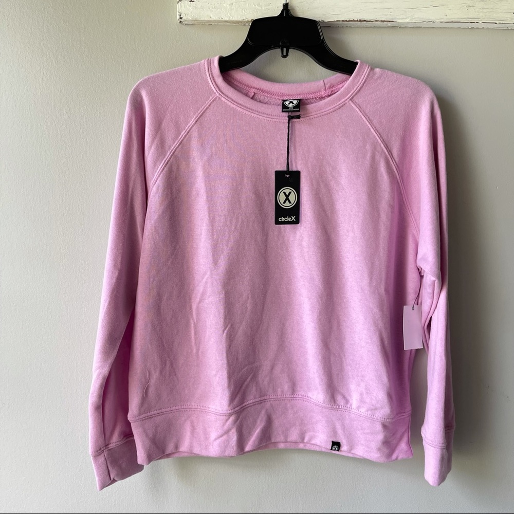 New Circle X Lavender Long Sleeve Crew Neck Sweater Women’s Size XS NWT